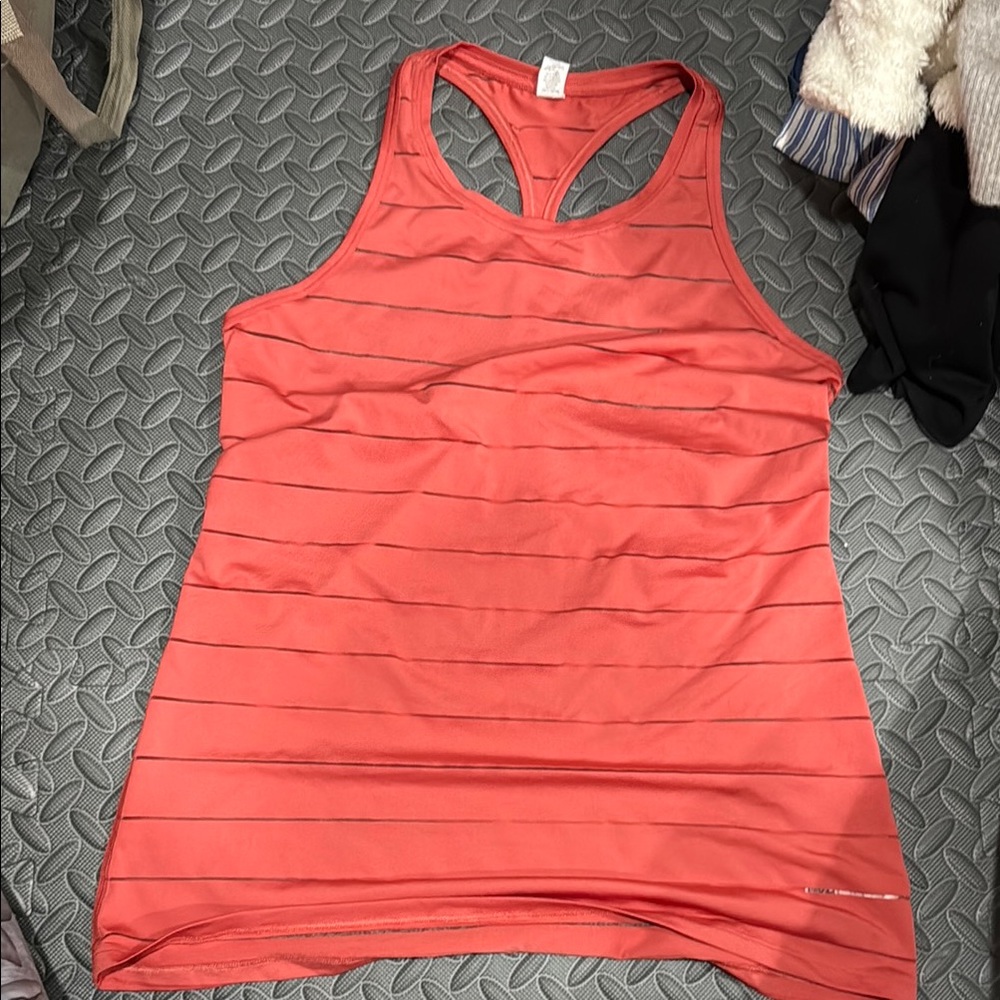 Athleta Coral Racerback Tank Top